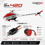 ALZRC - Devil 420 FAST FBL Combo - RED WHITE 